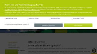 
                            3. Geschäftskunden Service - Das Online-Portal der EWV