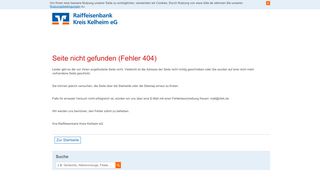 
                            6. Geschäftsstelle Abensberg EKZ - Raiffeisenbank Kreis Kelheim eG