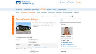 
                            9. Geschäftsstelle Altingen - Volksbank Ammerbuch eG