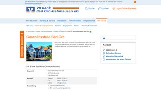 
                            7. Geschäftsstelle Bad Orb - VR Bank Bad Orb-Gelnhausen eG