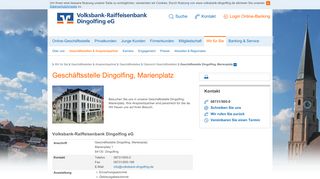 
                            7. Geschäftsstelle Dingolfing, Marienplatz - Volksbank-Raiffeisenbank ...
