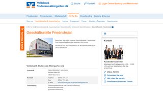 
                            10. Geschäftsstelle Friedrichstal - Volksbank Stutensee-Weingarten