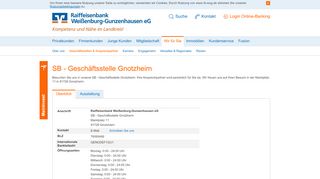 
                            1. Geschäftsstelle Gnotzheim - Raiffeisenbank Weißenburg ...