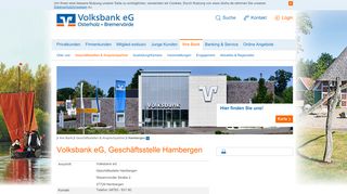 
                            6. Geschäftsstelle Hambergen Volksbank eG Osterholz Bremervörde