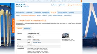 
                            5. Geschäftsstelle Heimbach-Weis VR-BANK Neuwied-Linz eG