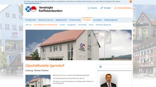 
                            1. Geschäftsstelle Igensdorf - Vereinigte Raiffeisenbanken Gräfenberg ...