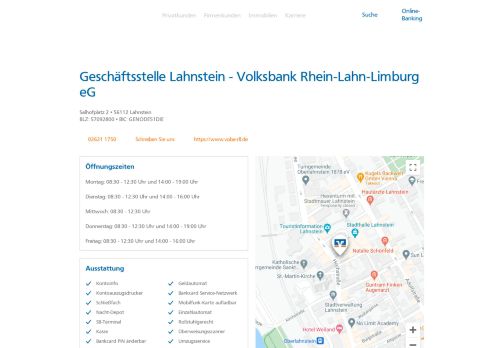 
                            6. Geschäftsstelle Lahnstein - Volksbank Rhein-Lahn-Limburg eG ...