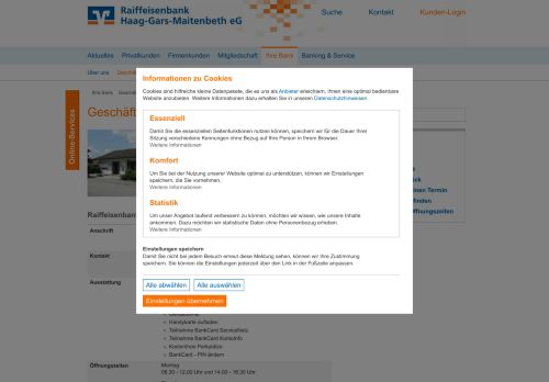 
                            13. Geschäftsstelle Maitenbeth Raiffeisenbank Haag-Gars-Maitenbeth