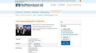 
                            3. Geschäftsstelle Malchin - Raiffeisenbank eG - Privatkunden