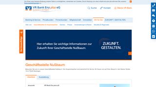 
                            3. Geschäftsstelle Nußbaum - VR Bank Enz plus eG