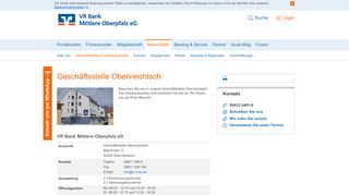 
                            11. Geschäftsstelle Oberviechtach - Raiffeisenbank im Naabtal eG