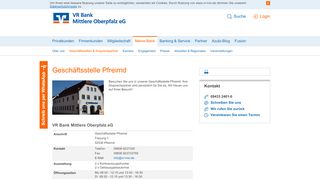 
                            7. Geschäftsstelle Pfreimd - Raiffeisenbank im Naabtal eG
