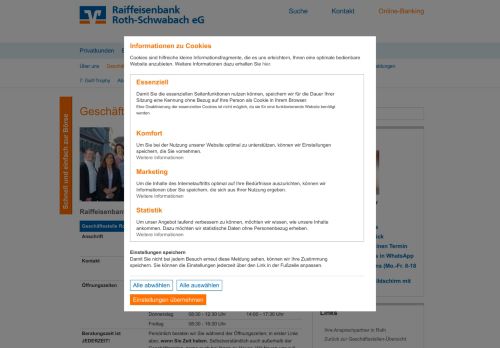 
                            6. Geschäftsstelle Roth - Raiffeisenbank Roth-Schwabach eG