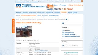 
                            4. Geschäftsstelle Stromberg Volksbank Rhein-Nahe-Hunsrück eG