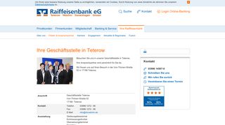 
                            9. Geschäftsstelle Teterow - Raiffeisenbank eG - Privatkunden