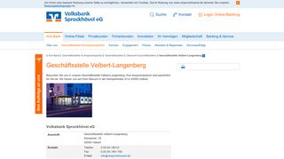 
                            3. Geschäftsstelle Velbert-Langenberg - Volksbank Sprockhövel eG