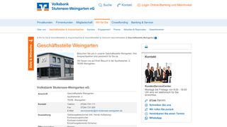 
                            5. Geschäftsstelle Weingarten - Volksbank Stutensee-Weingarten