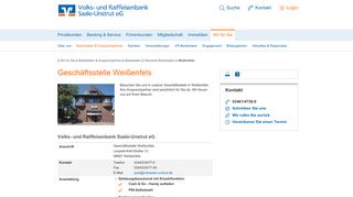 
                            3. Geschäftsstelle Weißenfels - Volks- und Raiffeisenbank Saale-Unstrut ...