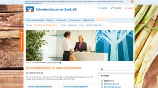 
                            9. Geschäftsstellen Ansprechpartner - Schrobenhausener Bank eG
