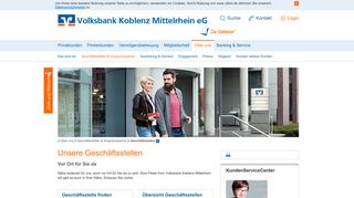 
                            4. Geschäftsstellen - Volksbank Koblenz Mittelrhein eG
