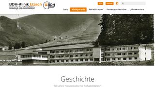 
                            10. Geschichte - BDH-Klinik Elzach