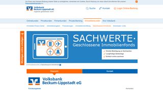 
                            12. Geschlossene Immofonds - Volksbank Beckum-Lippstadt