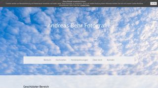 
                            10. Geschützter Bereich - Login - Andreas Behr Photography