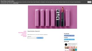 
                            7. Geschützter Bereich - Login - AVON Cosmetics GmbH - Presse-Portal