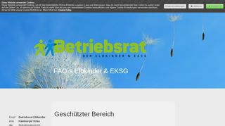 
                            9. Geschützter Bereich - Login - betriebsrat-elbkinderkitas Webseite!