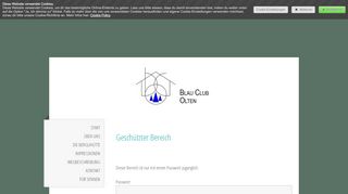 
                            7. Geschützter Bereich - Login - Blau Club Olten - Berglihütte - Senne ...