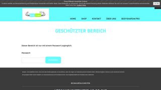 
                            12. Geschützter Bereich - Login - Bodyshape44