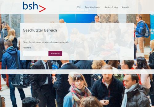 
                            10. Geschützter Bereich - Login - BSH - Beratung & Service für Hochschulen