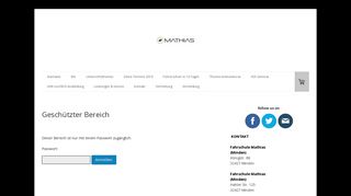 
                            3. Geschützter Bereich - Login - Fahrschule Mathias