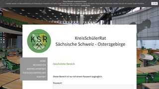 
                            12. Geschützter Bereich - Login - KreisSchülerRat ... - Der KSR SSW-OEG