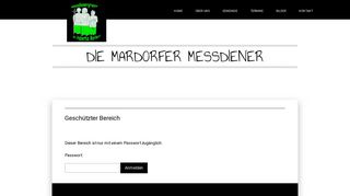 
                            9. Geschützter Bereich - Login - messdiener-mardorfs Webseite!