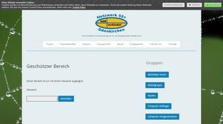 
                            6. Geschützter Bereich - Login - Netzwerk 55plus Odenkirchen