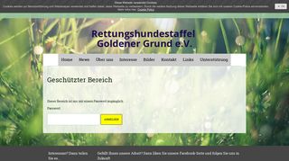 
                            6. Geschützter Bereich - Login - Rettungshundestaffel Goldener Grund