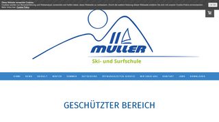 
                            11. Geschützter Bereich - Login - Ski- und Surfschule Müller Ammersee