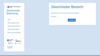 
                            6. Geschützter Bereich - Login - strukturierte-befundung