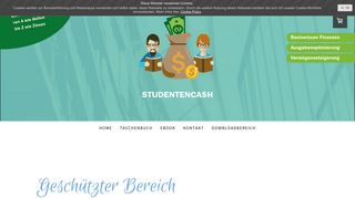 
                            7. Geschützter Bereich - Login - STUDENTENCASH - Finanzoptimierung ...