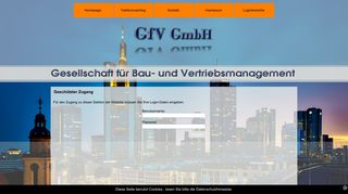 
                            10. Geschützter Zugang - GFV GmbH - Gesellschaft für Bau- und ...