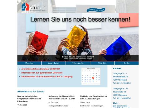 
                            12. Geschwister-Scholl-Schule Solingen-Ohligs - Startseite