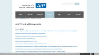 
                            13. Gesetze und Verordnungen - AfP Akademie für ... - AfP Erfurt