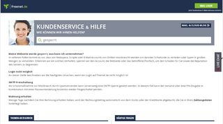 
                            10. gesperrt - Kundenservice & Hilfe – freenet Hilfe - freenetMail-Hilfe