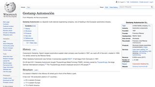 
                            5. Gestamp Automoción - Wikipedia