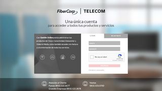 
                            2. Gestión Online - FiberCorp