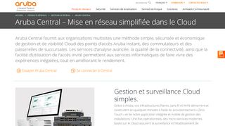 
                            2. Gestion réseau Aruba Central dans le Cloud - Aruba Networks