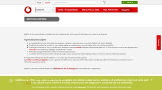 
                            5. Gestione fatture - Vodafone