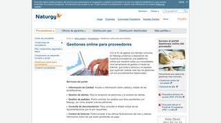 
                            3. Gestiones online para proveedores — Naturgy