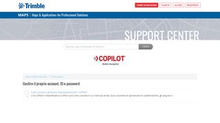 
                            3. Gestire il proprio account, ID e password - CoPilot™ GPS support